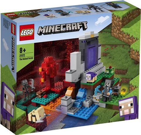 Lego - Minecraft  - Le Portail En Ruine